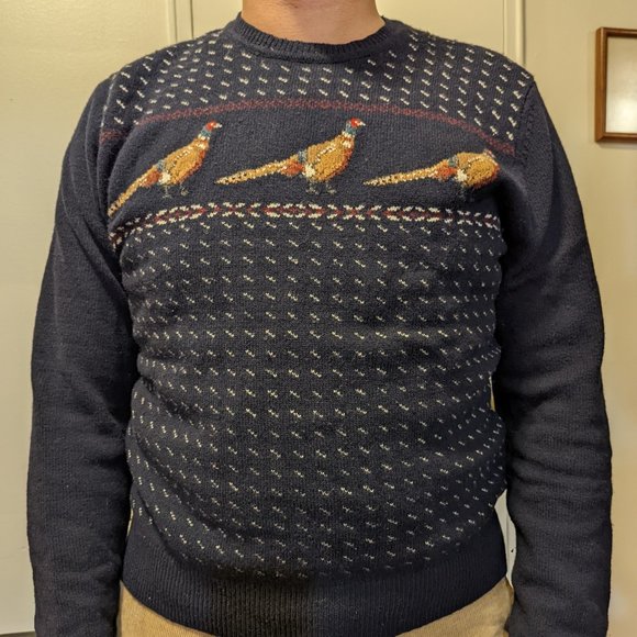 Pheasant Sweater Brooks Brothers Red 